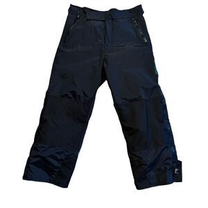 Beater Wear Unisex Black Weatherproof Ski Snowboard Pants Size Large